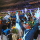 Illustration for article titled Rioting Costumed Fans Halt Australian Darts Competition